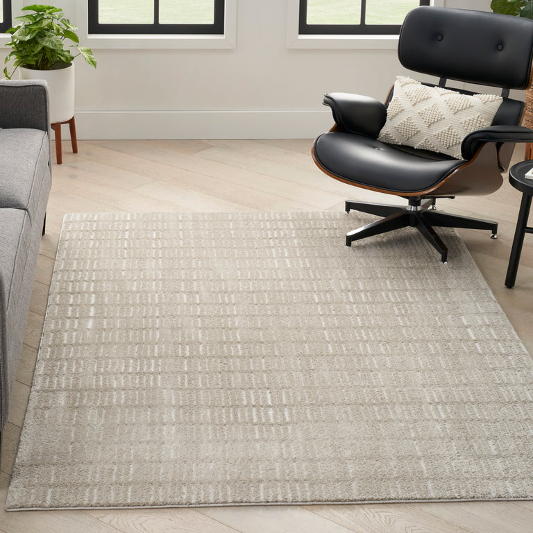 Nourison Modern Comfort Rug MNC03 Grey Ivory