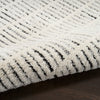 Nourison Modern Comfort Rug MNC03 Ivory Black with a cut pile