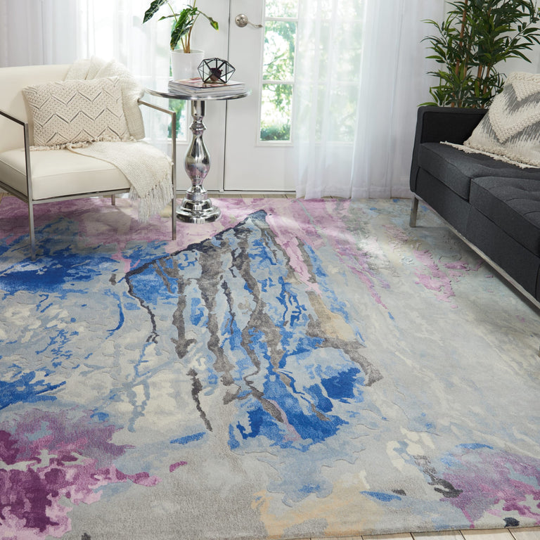Nourison Prismatic Rug PRS11 Grey Multicolor