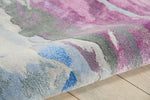 Nourison Prismatic Rug PRS11 Grey Multicolor hand-tufted rug with a cut pile
