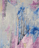 Nourison Prismatic Rug PRS11 Grey Multicolor abstract rug