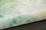 Nourison Prismatic Rug PRS16 Sea Foam with a cut pile