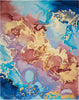 Nourison Prismatic Rug PRS18 Multicolour picture of the rug abstract design