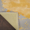 Nourison Prismatic Rug PRS19 Grey Gold with a cotton backing