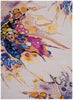 Nourison Prismatic Rug PRS20 Grey Lilac Multi abstract rug