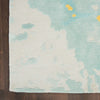 Nourison Prismatic Rug PRS6 Seafoam Gold area rug perfect for any living space