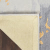 Nourison Prismatic Rug PRS28 Grey Gold with a cotton backing