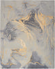 Nourison Prismatic Rug PRS28 Grey Gold rug made in an abstract design
