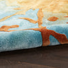 Nourison Prismatic Rug PRS29 Gold Multicolor hand-tufted rug with a cut pile