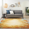 Nourison Prismatic Rug PRS29 Gold Multicolor lifestyle picture in the living room