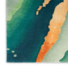 Nourison Prismatic Rug PRS30 Emerald area rug perfect for any room