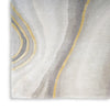 Nourison Prismatic Rug PRS31 Charcoal Grey area rug perfect for bedrooms and living rooms