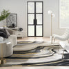Nourison Prismatic Rug PRS31 Charcoal Grey lifestyle picture in the living room