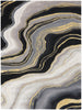Nourison Prismatic Rug PRS31 Charcoal Grey an abstract modern rug