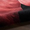 Nourison Prismatic Rug PRS34 Black hand-tufted rug with a cut pile