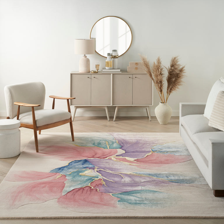 Nourison Prismatic Rug PRS34 Ivory