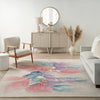 Nourison Prismatic Rug PRS34 Ivory lifestyle picture in the living room