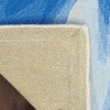 Nourison Prismatic Rug PRS37 Blue Multicolour with a cotton and polypester backing
