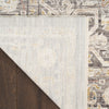 Nourison Rug Antique Fusion ANF01 Ivory Charcoal picture of the backing of the rug