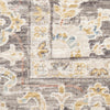 Nourison Rug Antique Fusion ANF01 Ivory Charcoal close view picture of the pattern and color hues