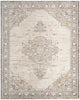 Nourison Rug Antique Fusion ANF01 Ivory Charcoal front view picture