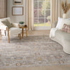 Nourison Antique Fusion ANF05 Grey Rug life style picture