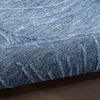 Nourison AVRA AVR01 Blue Rug clode view picture of the rug pile 