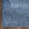 Nourison AVRA AVR01 Blue Rug picture of the corner of the rug