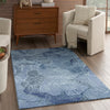 Nourison AVRA AVR01 Blue Rug life style picture of the small size rug