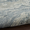 Nourison Graceful GRU01 Blue Rug close view picture of the high-low pile
