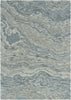 Nourison Graceful GRU01 Blue Rug front view picture of the rug design