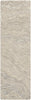 Nourison Graceful GRU01 Grey Runner Rug front view picture of the rug design