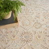 Nourison Isla ISL01 Ivory Rug close view picture of the pattern and color hue