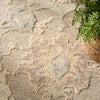Nourison Rug Maison MSO01 Taupe Ivory close view picture of the pattern and color hue