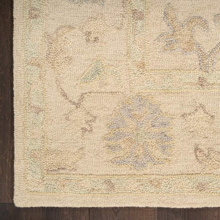 Nourison Maison MSO02 Ivory – Handmade Floral & Damask Rug