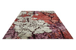 Nourison Prismatic PRS01 Multicolor Rug horizontal projection of the rug on the white background
