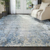 Nourison Prismatic PRS17 Denim Rug life style picture