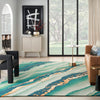 Nourison Prismatic PRS30 Emerald Rug life style picture