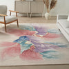 Nourison Prismatic PRS34 Ivory Rug life style picture