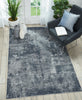 Nourison Rustic Texture Rug RUS05 Grey top-view picture of the rug