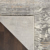Nourison Solace Rug SLA01 Grey Beige with a jute backing