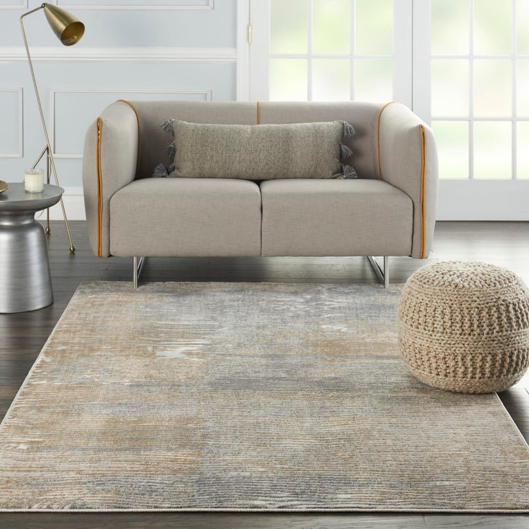 Nourison Solace Rug SLA01 Grey Beige