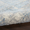 Nourison Solace Rug SLA02 Ivory Grey Blue with a soft cut pile