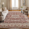 Nourison Vintage Kashan Rug VKA01 Red lifestyle picture in the living room