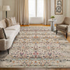 Nourison Vintage Kashan Rug VKA02 Ivory lifestyle picture in the living room