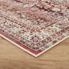 Nourison Vintage Kashan Rug VKA07 Red Ivory picture of corner of the rug