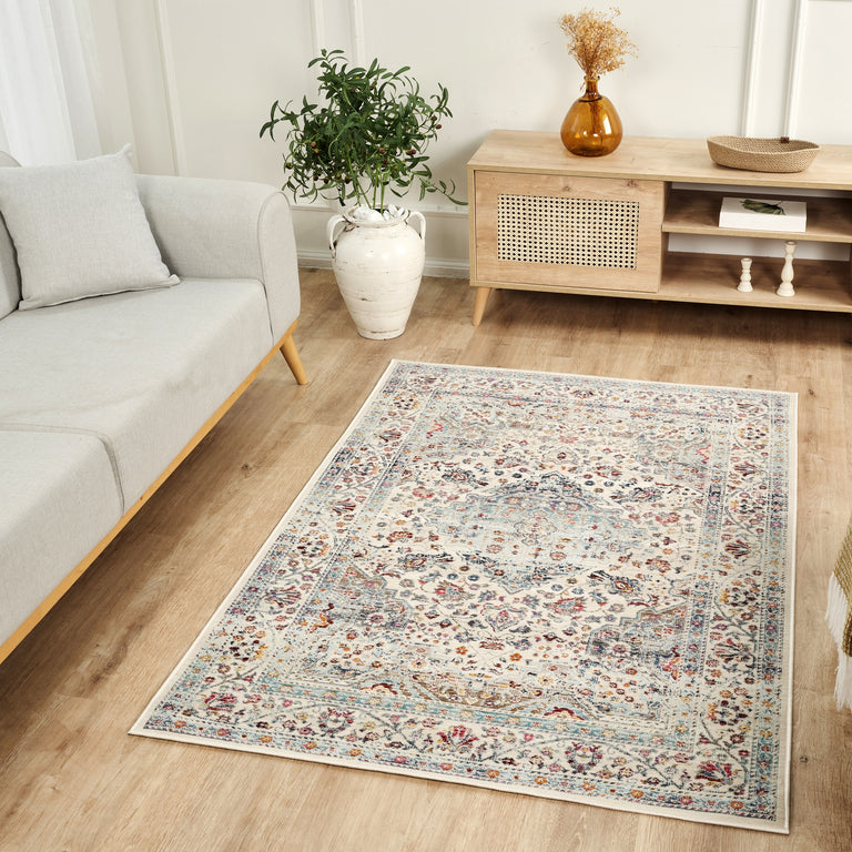 Nourison Vintage Kashan Rug VKA10 Teal