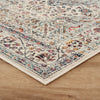 Nourison Vintage Kashan Rug VKA10 Teal picture of the corner of the rug