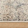 Nourison Vintage Kashan Rug VKA14 Ivory with a bordered ends