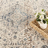 Nourison Vintage Kashan Rug VKA14 Ivory close-up view picture of the pattern design